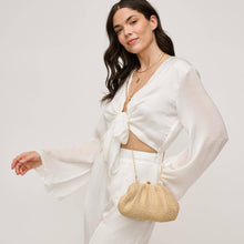 Load image into Gallery viewer, Urban Expressions - Triana Straw Frame Clutch - Natural
