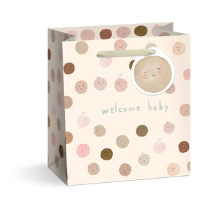 E. Frances Paper - Baby Faces Gift Bag | Gift Bag Baby Shower