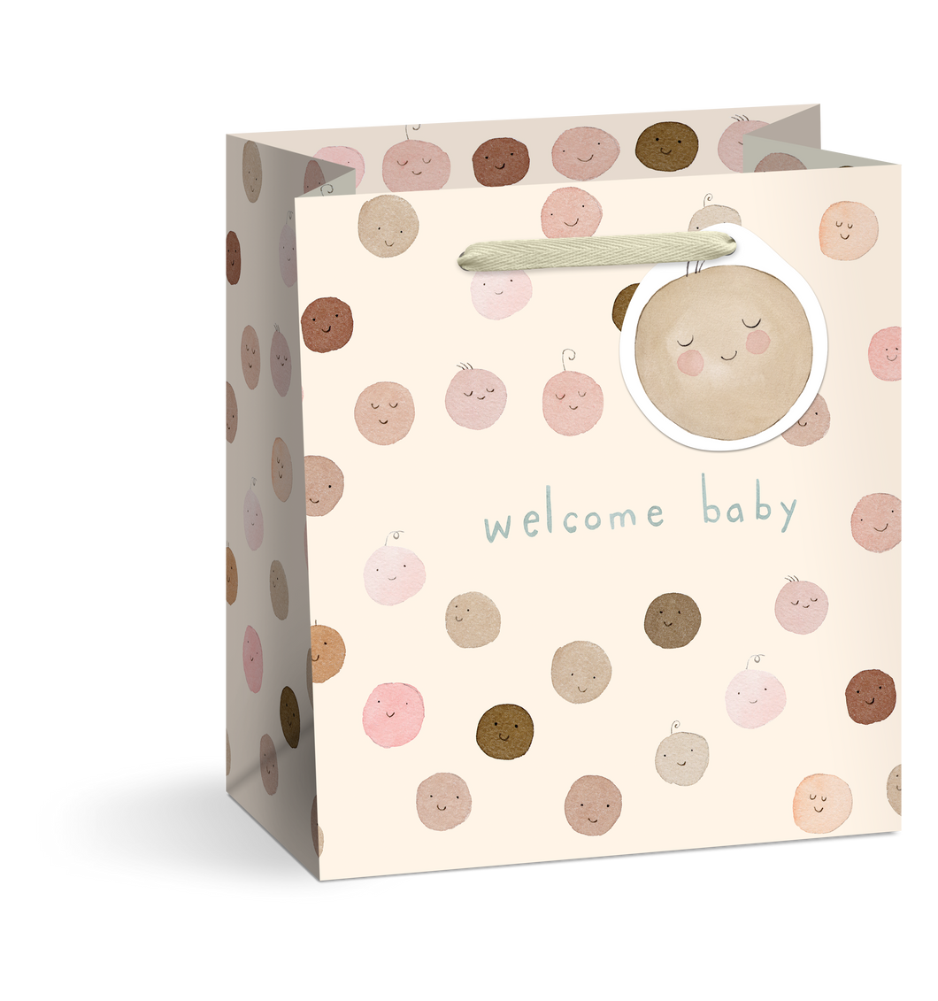 E. Frances Paper - Baby Faces Gift Bag | Gift Bag Baby Shower