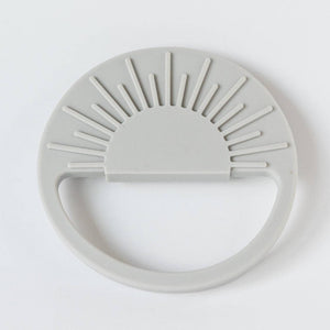 Babeehive Goods - Light Grey Sunburst Teething Toy