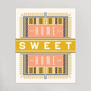 Hammerpress - Home Sweet Home Print