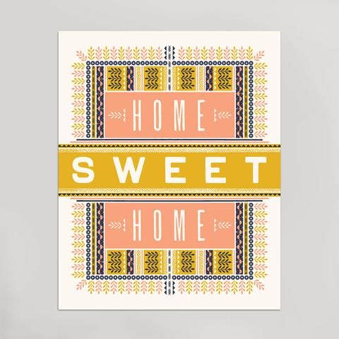 Hammerpress - Home Sweet Home Print
