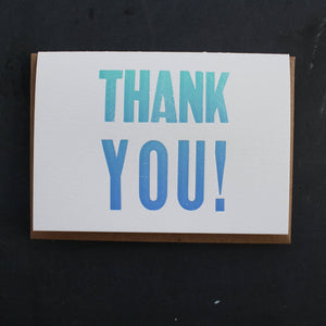 Etc. Letterpress - Thank You Card
