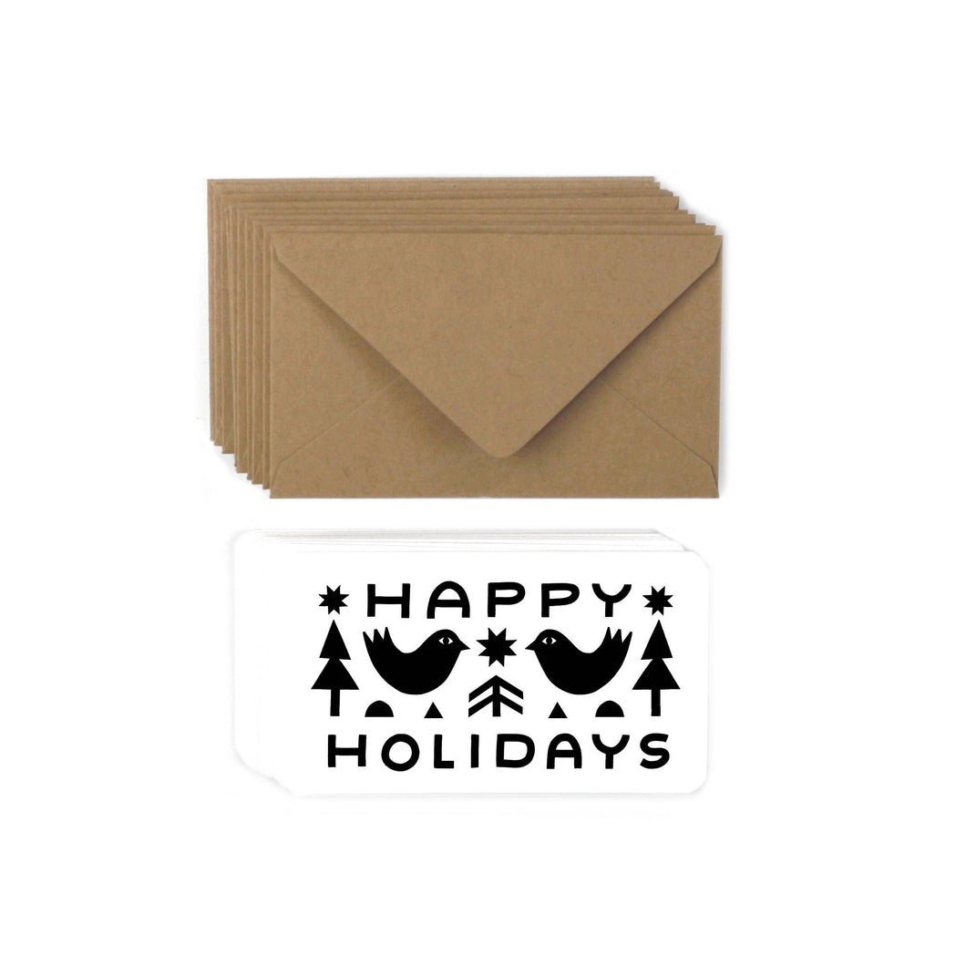 Worthwhile Paper - Happy Holidays Mini Note Set