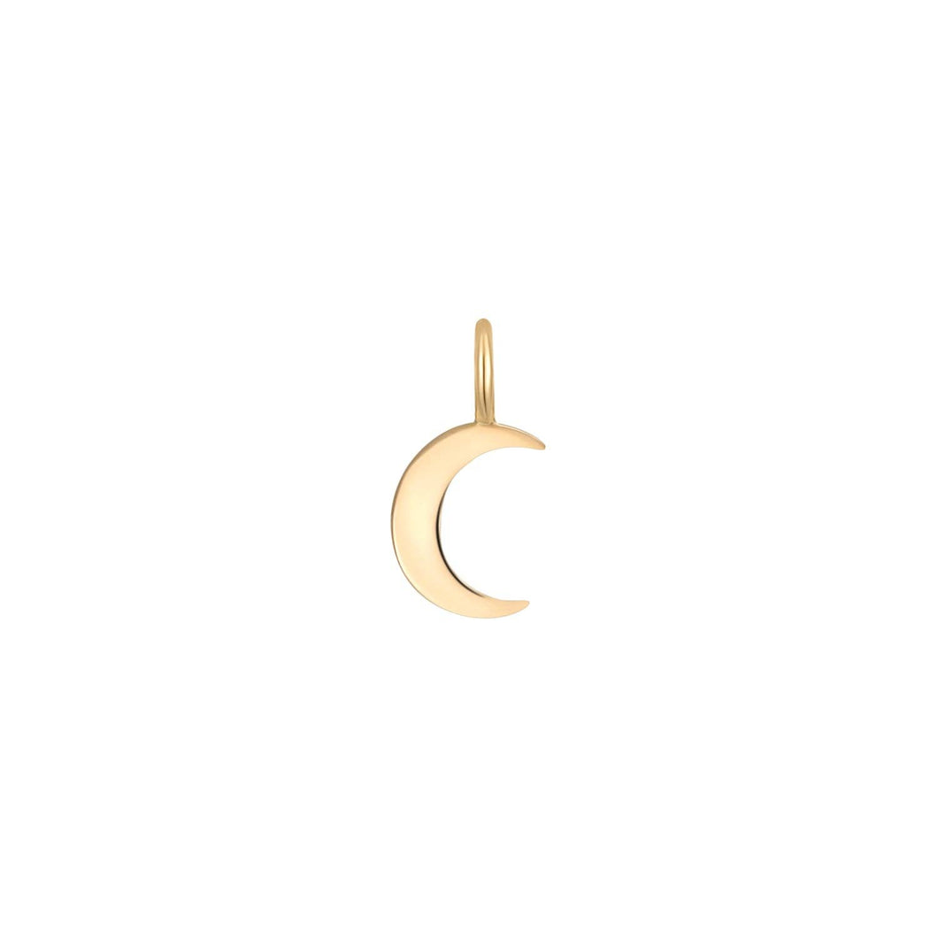 Weld Magic 14K Solid Gold Half Moon Charm