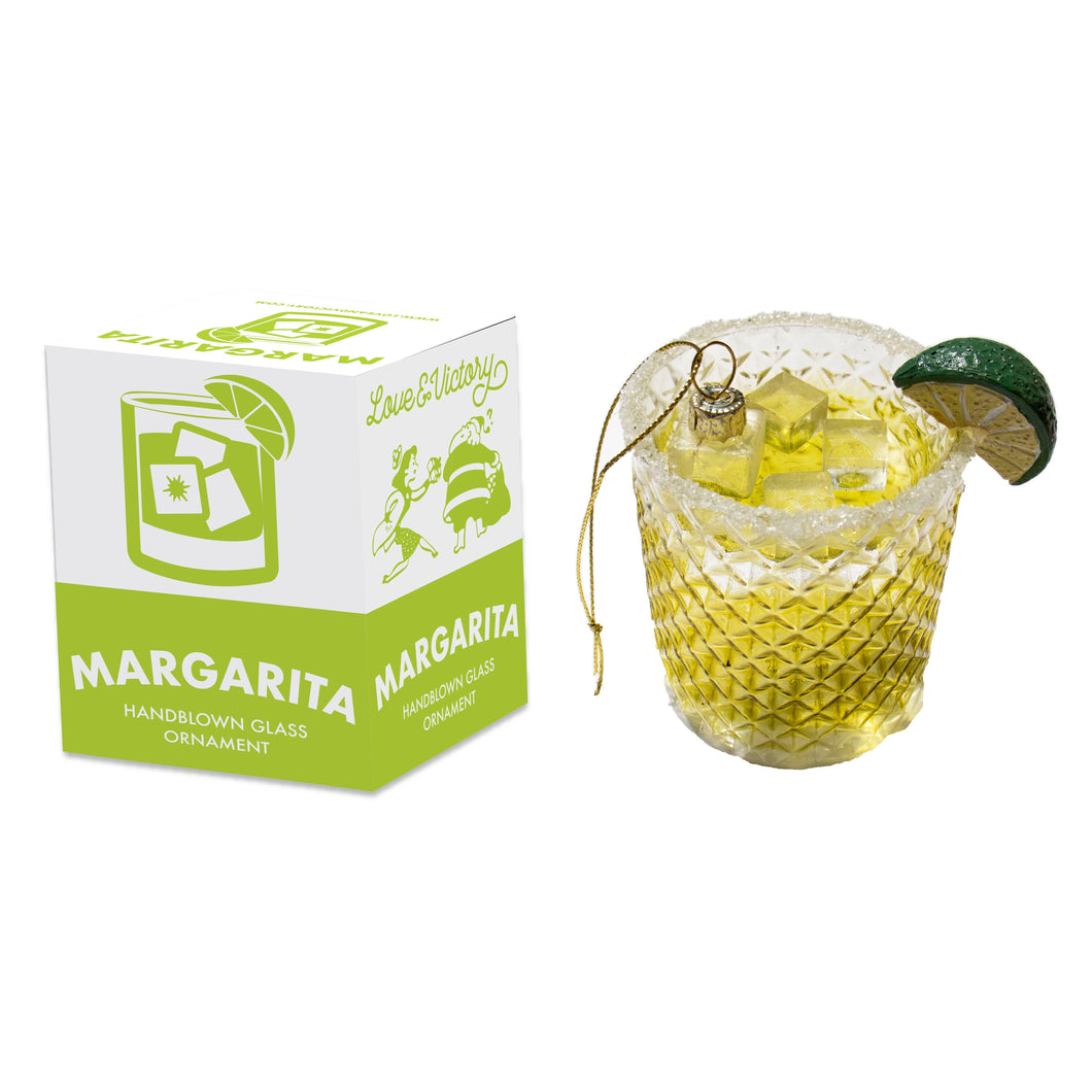 Love & Victory - Margarita Cocktail Christmas Ornament