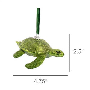HomArt - Sea Turtle Ornament, Glass