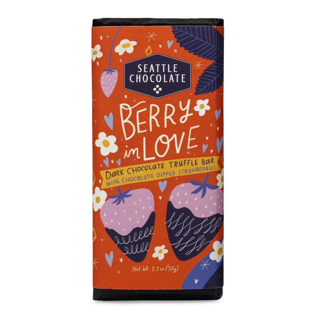 Seattle Chocolate - Valentine's Day - Berry In Love Truffle Bar