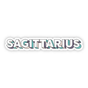 Big Moods - Sagittarius Lettering Zodiac Sticker