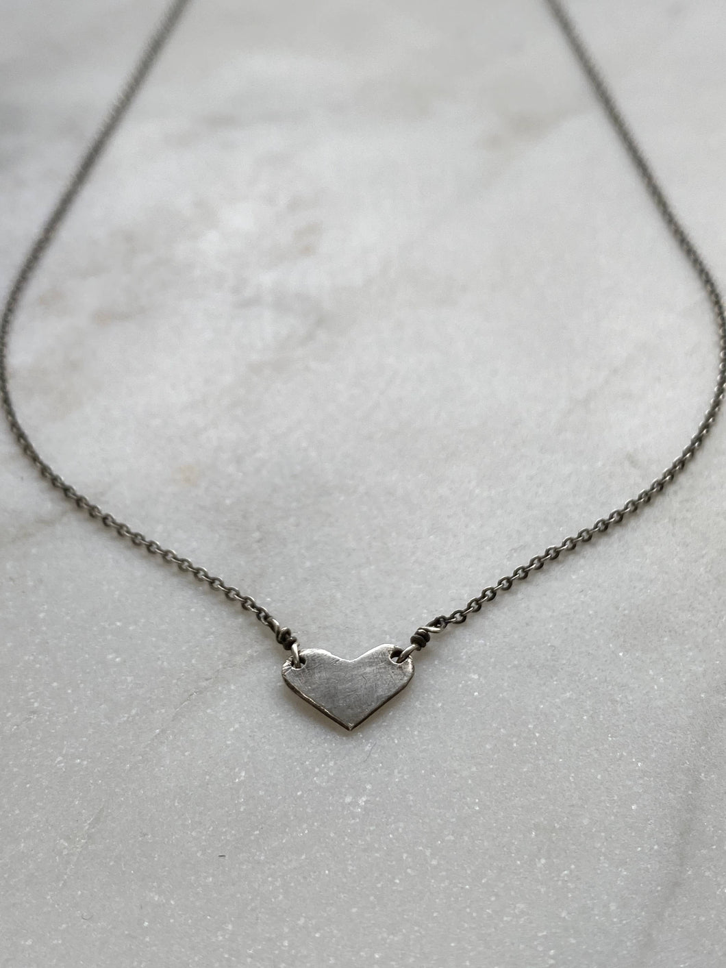 Belle's Nest - Center of my Heart Sterling Silver Necklace
