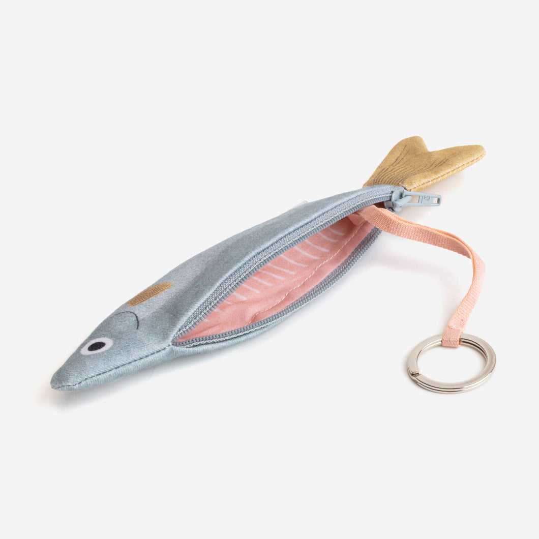 Don Fisher - Blue Anchovy purse or keychain