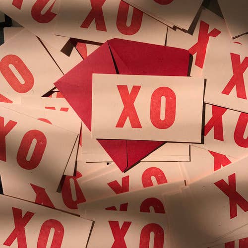 Etc. Letterpress - XO Mini Card