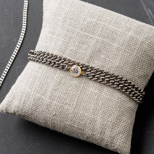 Original Hardware - Cubic Zirconia Wrap Bracelet