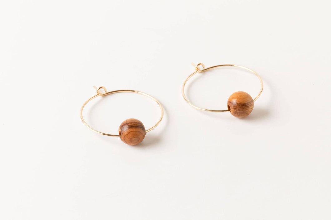 Sheena Marshall Jewelry - Olive Hoops