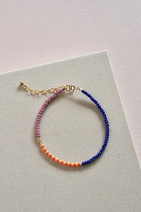 SAN SAN - deep blue - clementine - raspberry