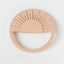 Load image into Gallery viewer, Babeehive Goods - Cream Sunburst Teething Toy
