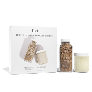 Klei Beauty - Klei Relax Self-Care Gift Set | Bath Soak & Body Scrub Set