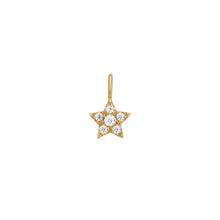 Load image into Gallery viewer, Weld Magic 14K Solid Gold + Diamond Star Charm
