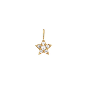 Weld Magic 14K Solid Gold + Diamond Star Charm