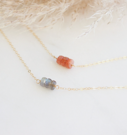 Trey Gemstone Necklace
