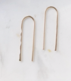 Token Hairpin Earrings