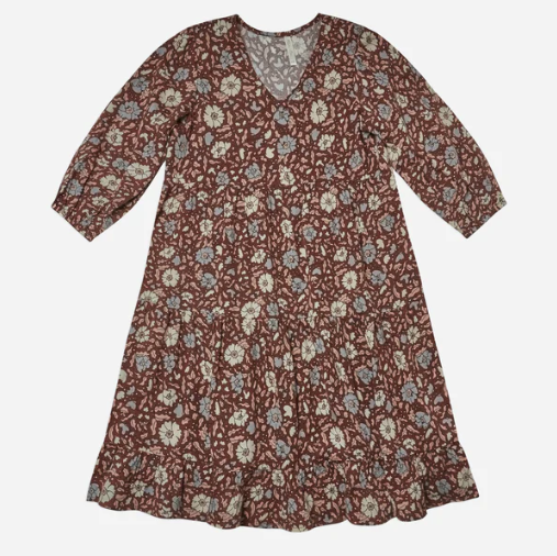 Rylee and Cru Gillian Dress- holiday bloom