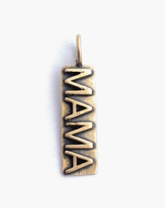 CLP Mama vertical charm necklace