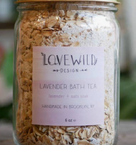 Large Lavender Tea Bath