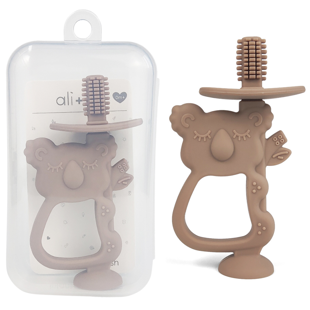 Ali+Oli - Training Toothbrush Oral Care Koala (Taupe)