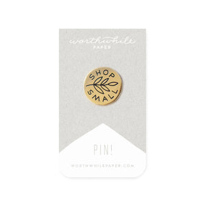 Worthwhile Paper - Shop Small Enamel Pin
