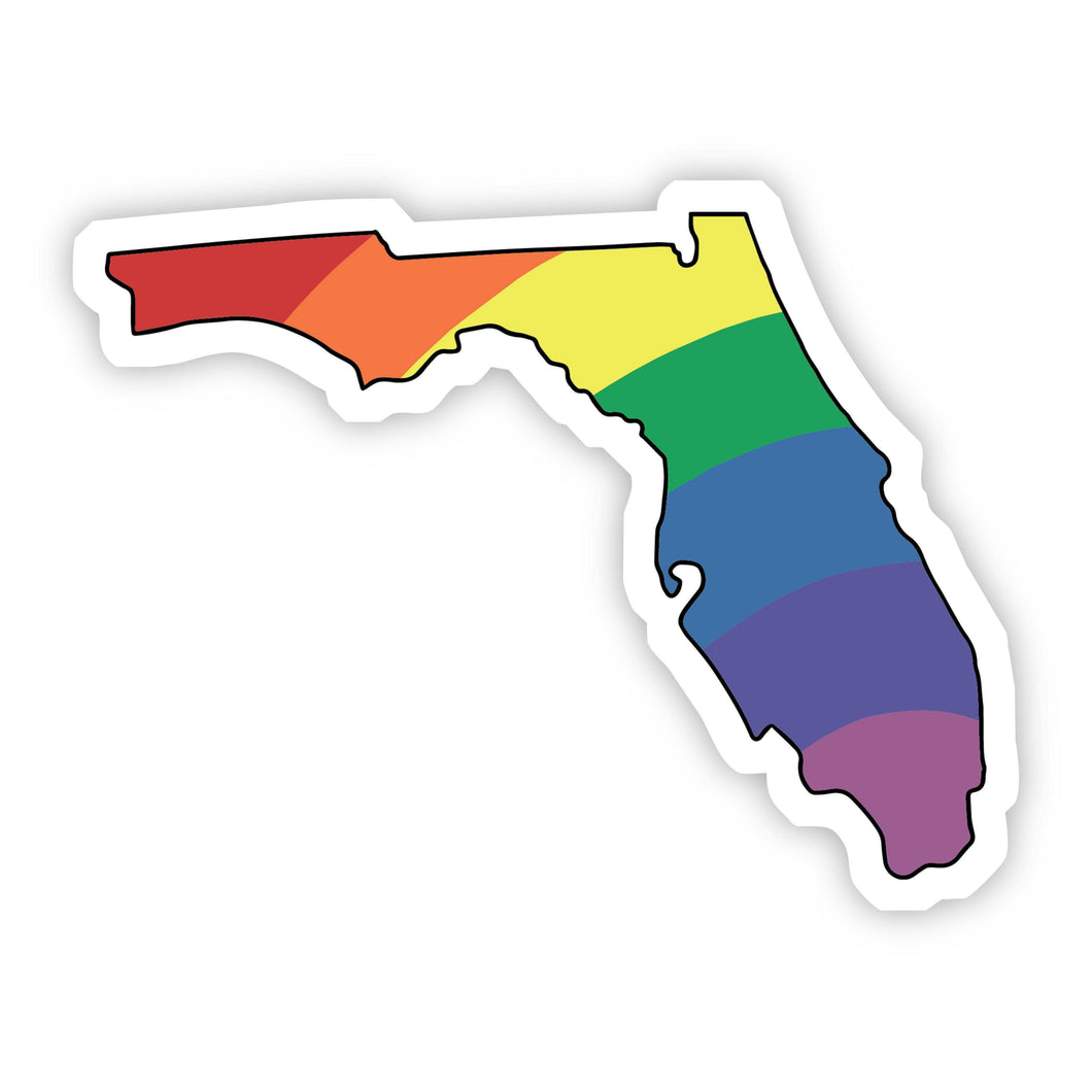 Big Moods - Florida Rainbow Sticker