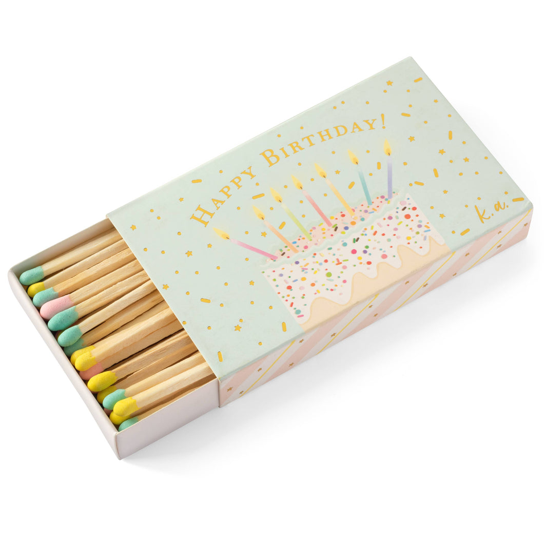 Karen Adams Designs - Happy Birthday Matchbox