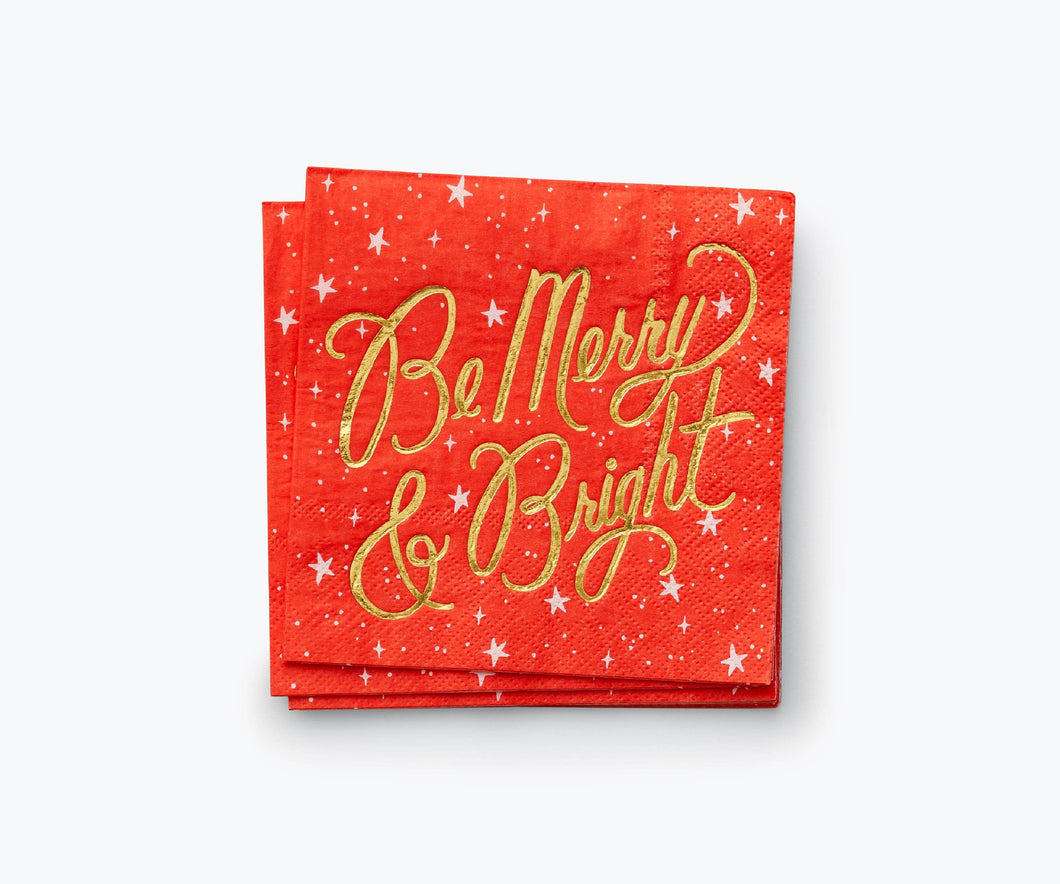 Rifle Paper Co. - Be Merry & Bright Cocktail Napkins