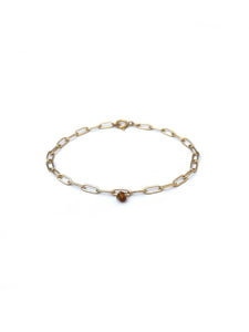 CLP Jewelry - Goldfill Paperclip Bracelet-Pyrite