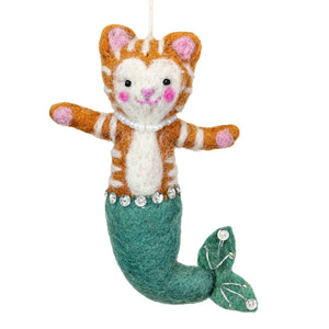 dZi Handmade - Tabby Purrmaid Ornament